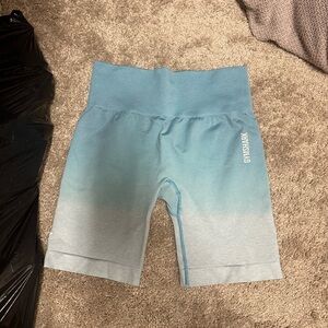 Ombré gym shark seamless shorts